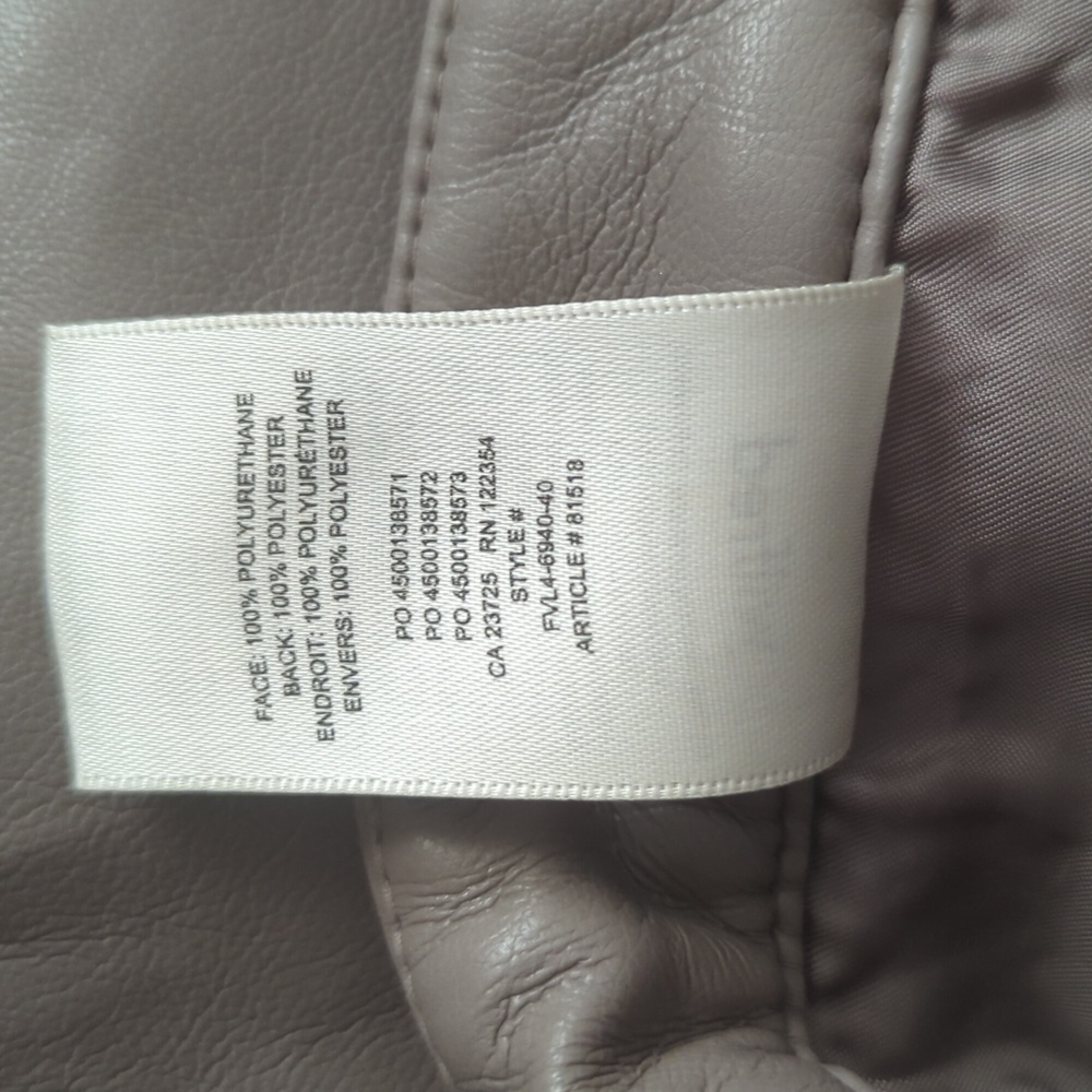 WILFRED x ARITZIA The Melina Pant High Waisted Vegan Leather - Picture 10 of 10